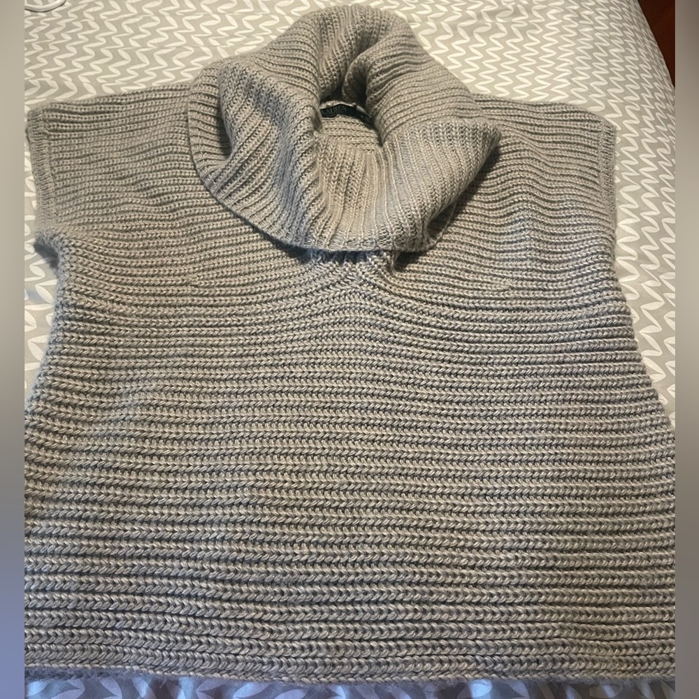 Grey Polo Ralph Lauren sleeveless sweater. Only worn twice.